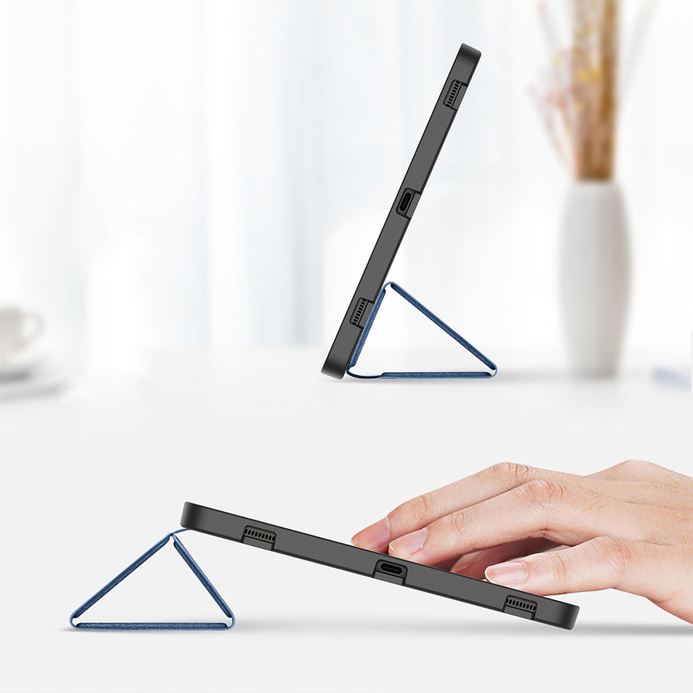 Hülle für Galaxy Tab S10 Plus/S9 Plus/S9 FE Plus, Dux Ducis Domo, Dunkelblau