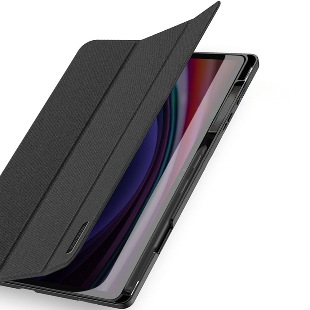 Hülle für Galaxy Tab S10 Plus/S9 Plus/S9 FE Plus, Dux Ducis Domo, Schwarz