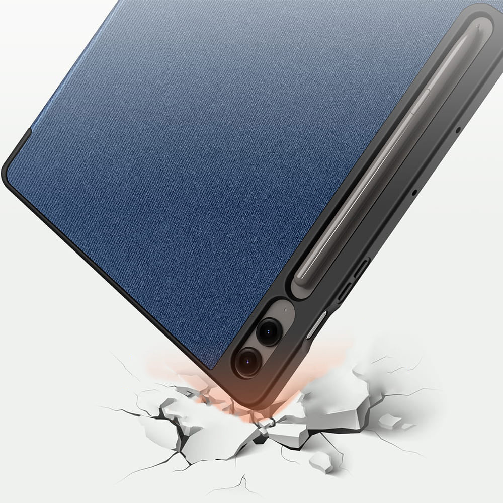 Schutzhülle für Galaxy Tab S9 FE Plus, Dux Ducis Domo, Dunkelblau