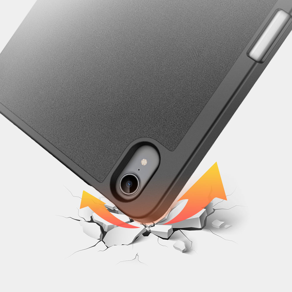 Schutzhülle für iPad Mini 7 2024 / 6 2021, Dux Ducis Domo, Schwarz