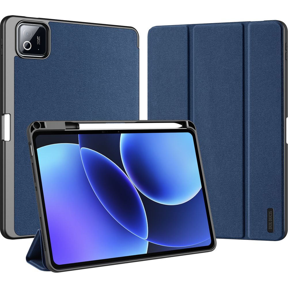 Schutzhülle mit Klappe für Xiaomi Pad 8 / 8 Pro / 7 / 7 Pro, Dux Ducis Domo, Dunkelblau
