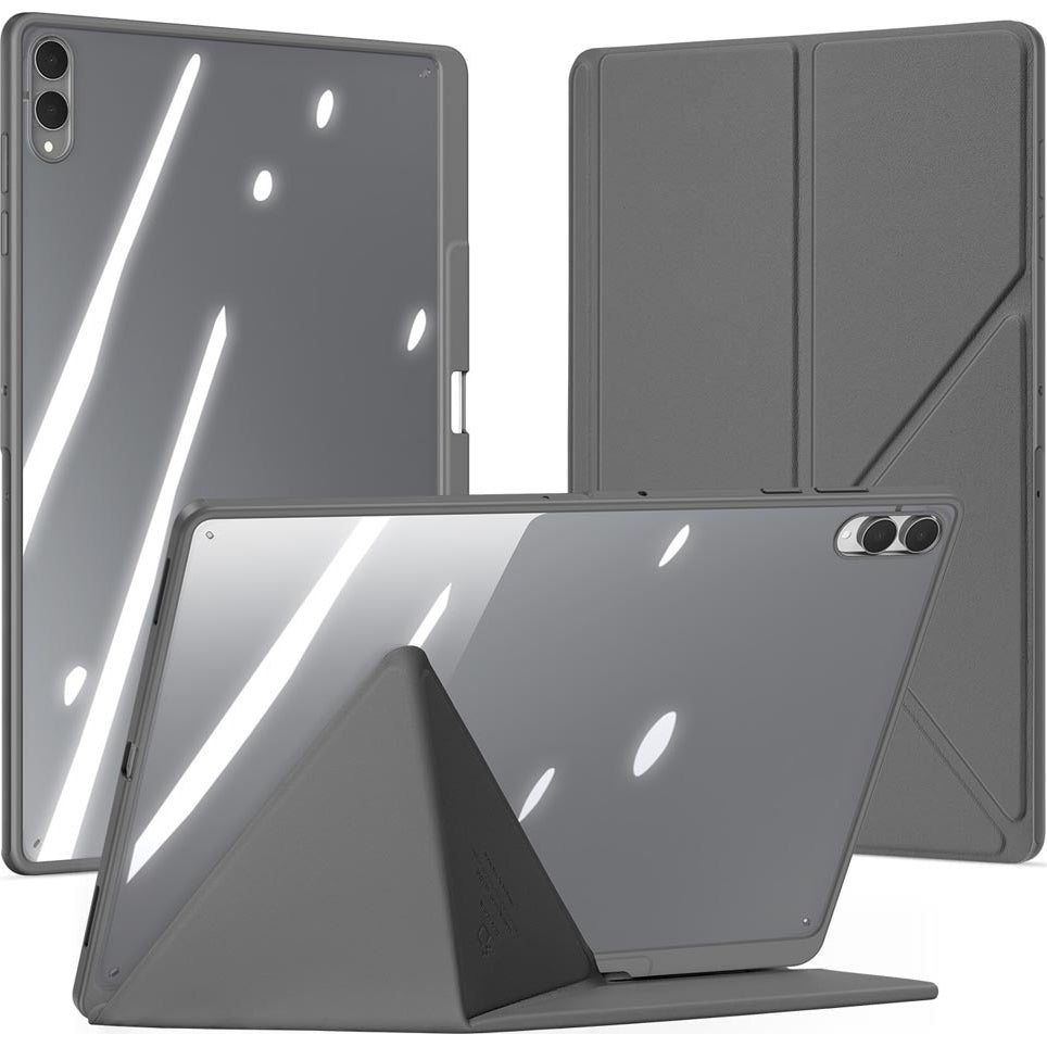Schutzhülle mit Klappe für Galaxy Tab S11 Ultra, Dux Ducis Magi, Transparent-Grau