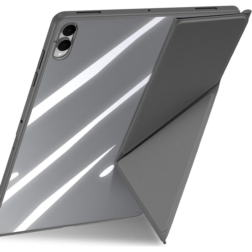 Schutzhülle mit Klappe für Galaxy Tab S11 Ultra, Dux Ducis Magi, Transparent-Grau