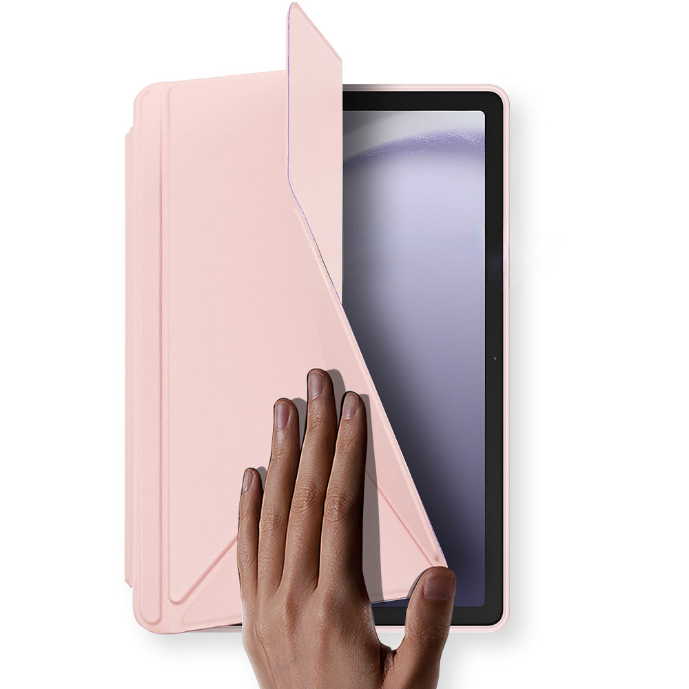 Schutzhülle mit Klappe für Galaxy Tab A11 Plus / A9 Plus, Dux Ducis Magi, Transparent-Rosa