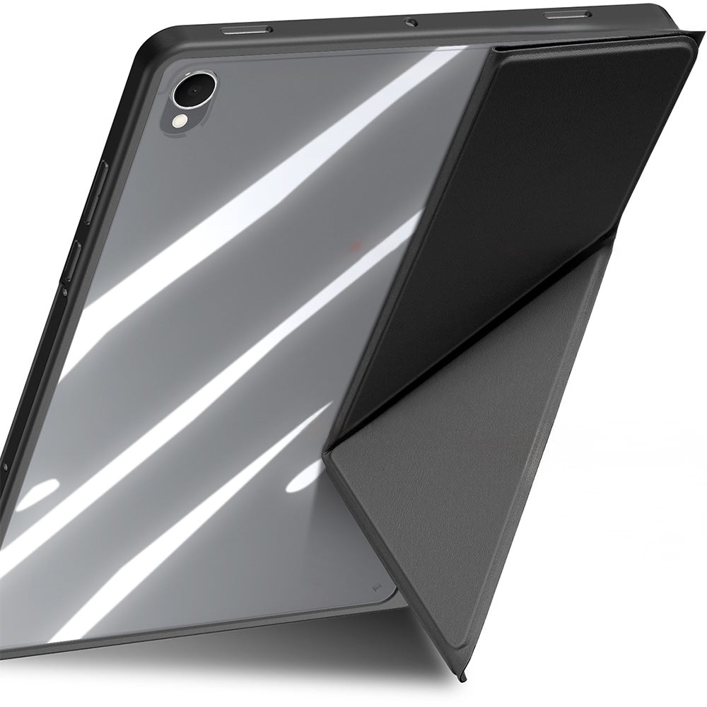 Schutzhülle mit Klappe für Galaxy Tab S11, Dux Ducis Magi, Transparent-Schwarz