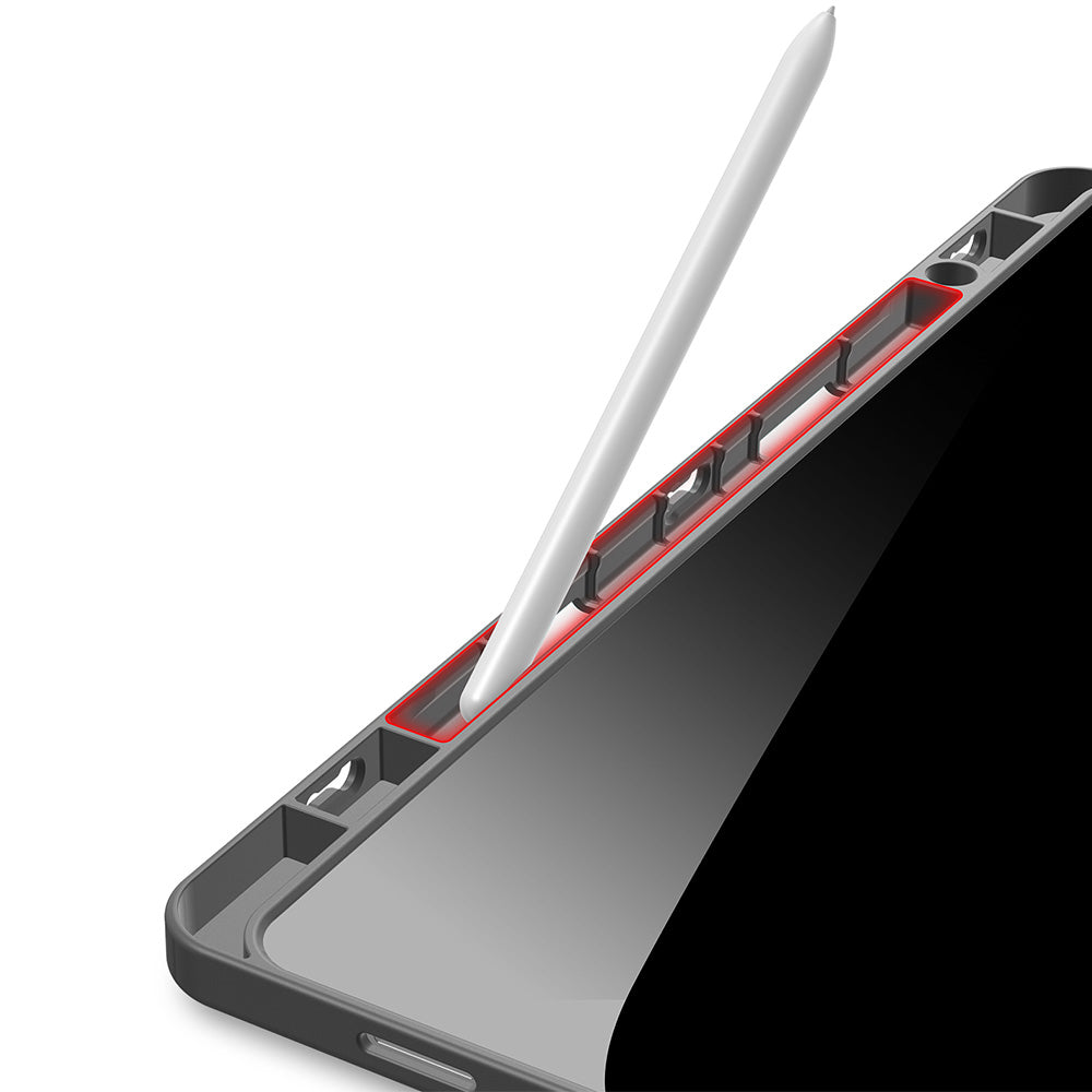 Schutzhülle mit Klappe für Galaxy Tab S11, Dux Ducis Magi, Transparent-Grau