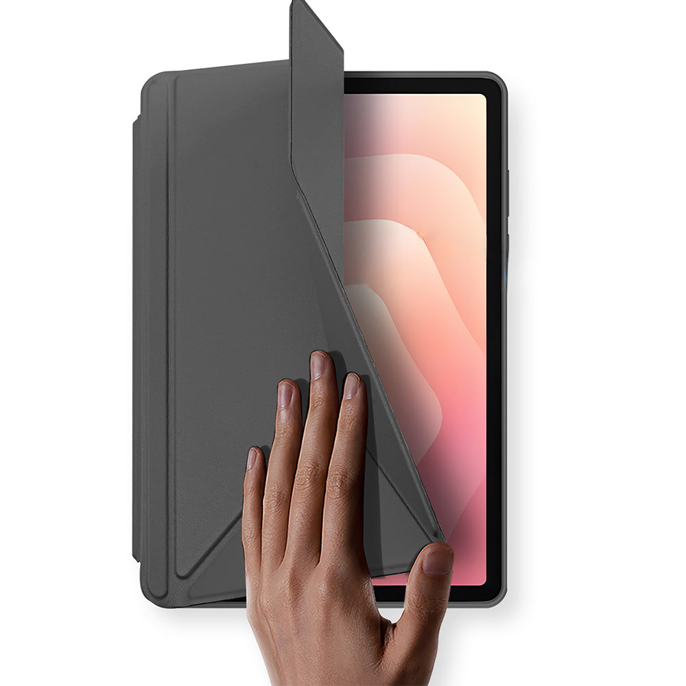 Schutzhülle mit Klappe für Galaxy Tab S11, Dux Ducis Magi, Transparent-Grau