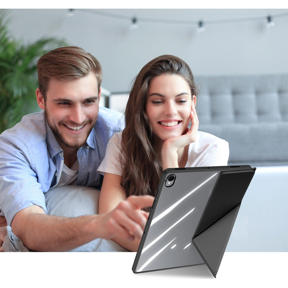 Schutzhülle mit Klappe für Galaxy Tab S12 Plus, Dux Ducis Magi, Schwarz (9/12)