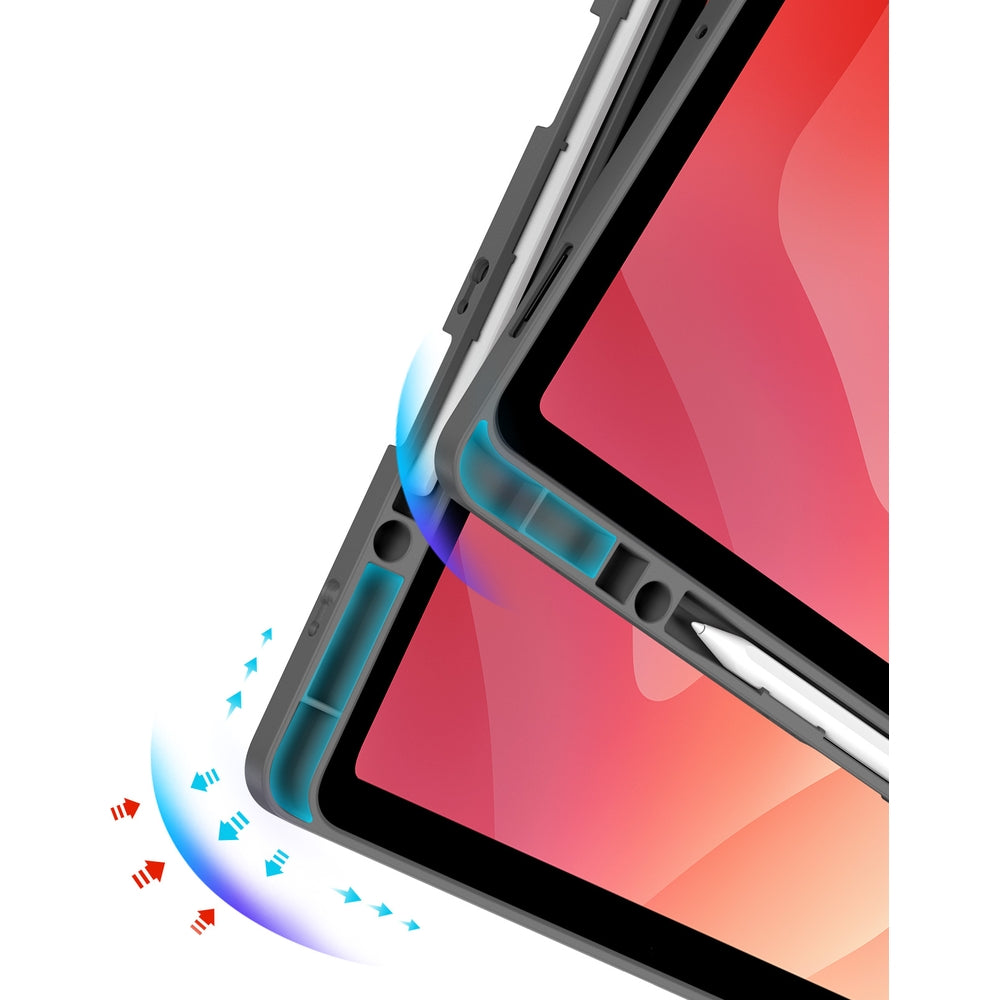 Schutzhülle mit Klappe für Galaxy Tab S12 Plus, Dux Ducis Magi, Grau (7/12)