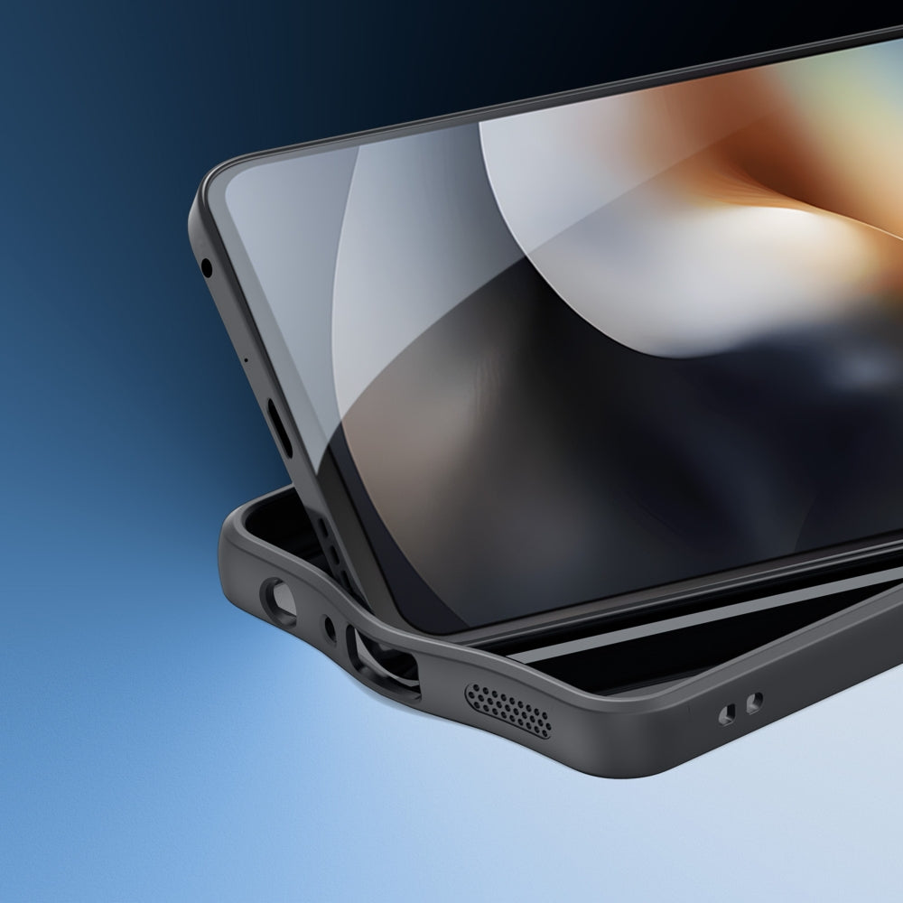 Handyhülle für Motorola Moto G56, Dux Ducis Aimo, Schwarz-Transparent