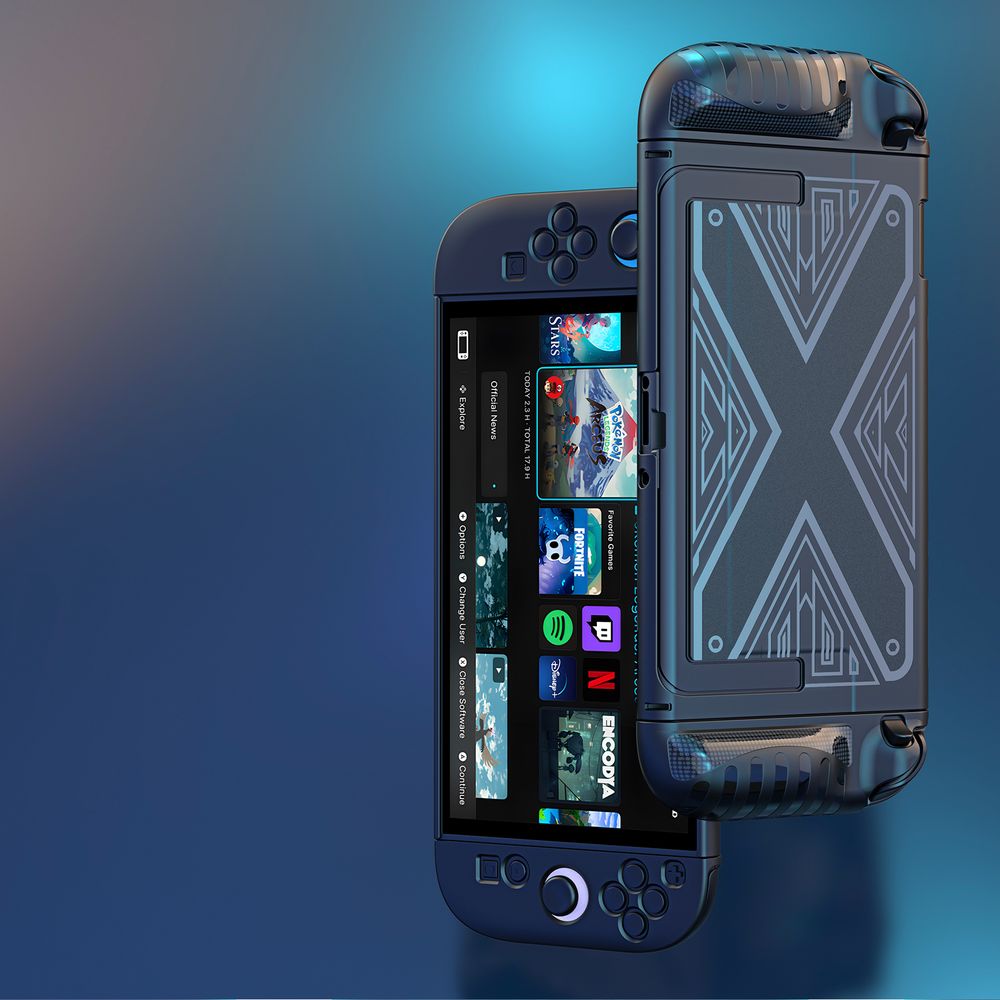 Hülle für Nintendo Switch 2, Dux Ducis Protective Case, Schwarz