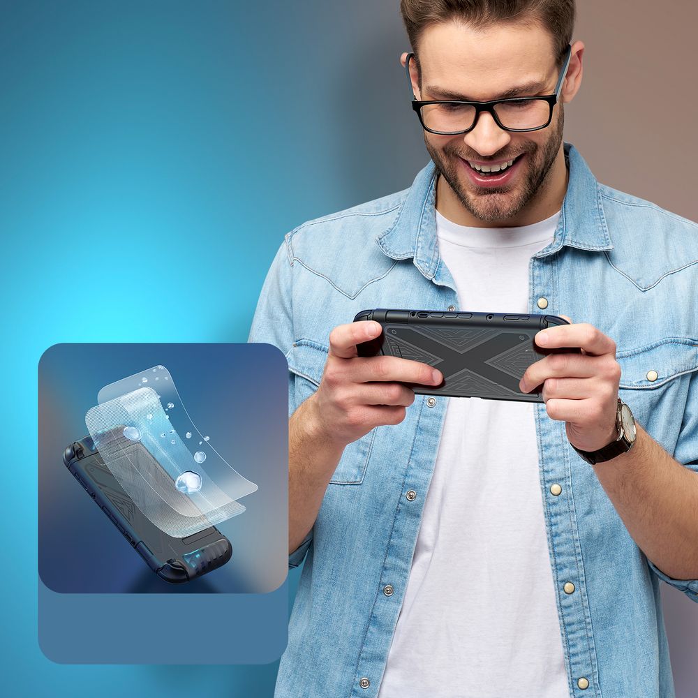 Hülle für Nintendo Switch 2, Dux Ducis Protective Case, Schwarz