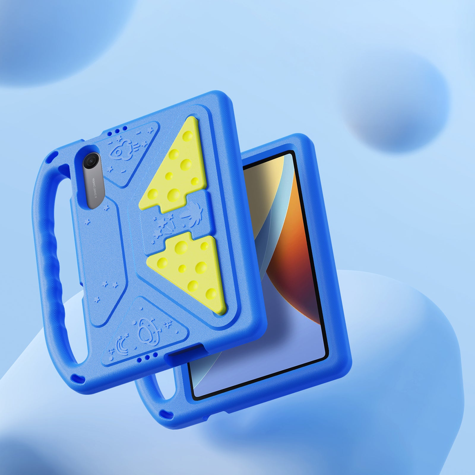 Schutzhülle für Xiaomi Redmi Pad 2 / Poco Pad C1, Dux Ducis Puff, Blau