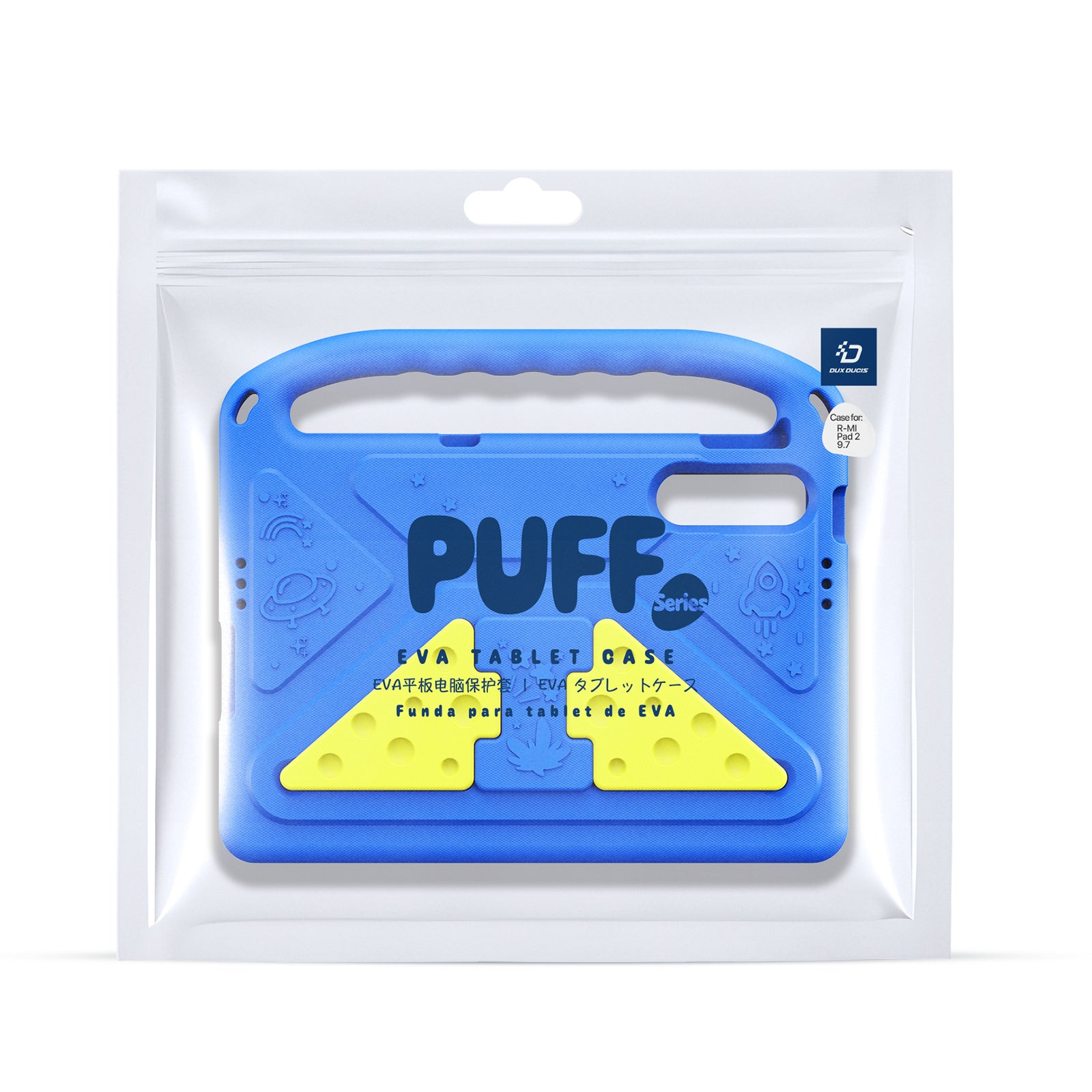 Schutzhülle für Xiaomi Redmi Pad 2 / Poco Pad C1, Dux Ducis Puff, Blau