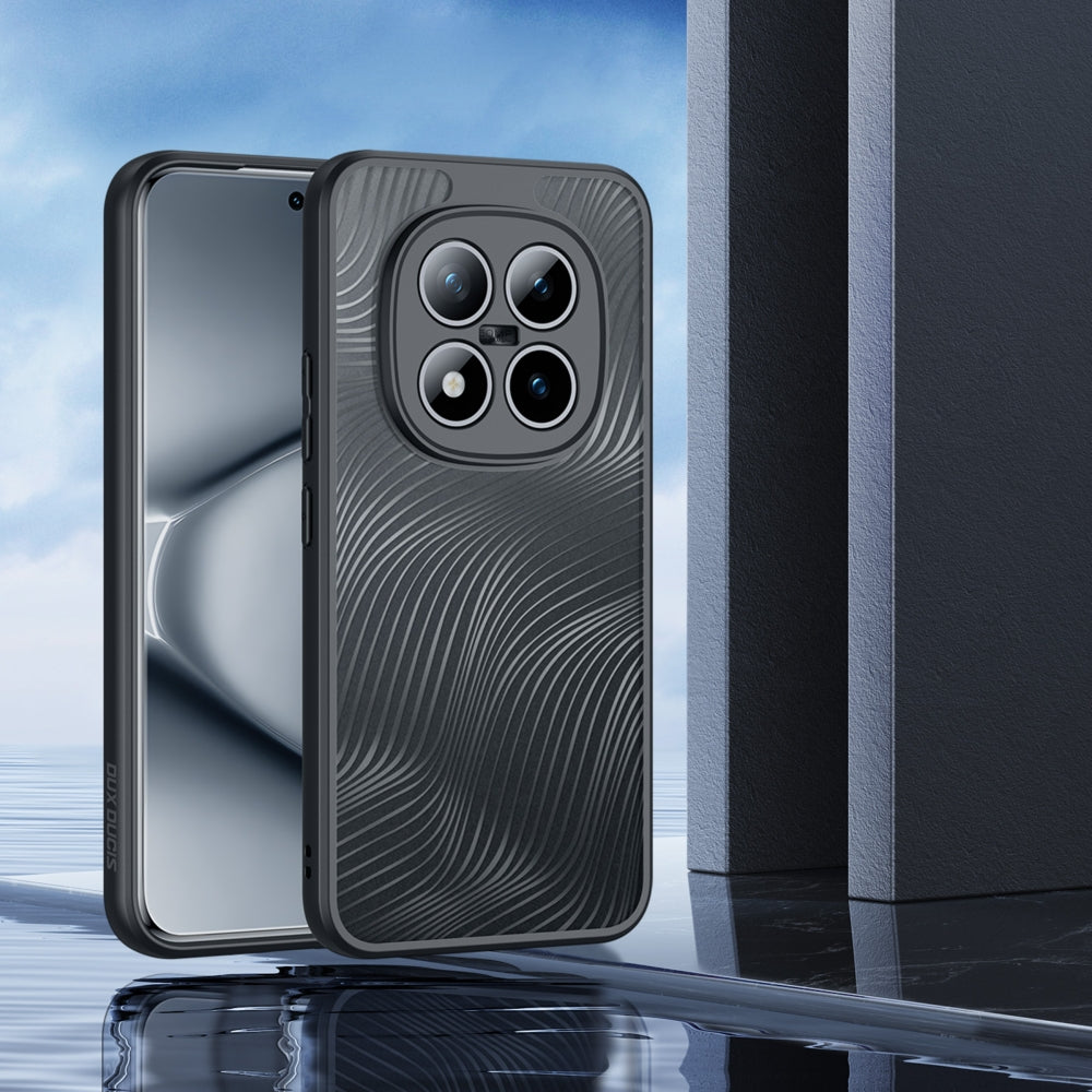 Handyhülle für Redmi Note 15 Pro Plus 5G, Dux Ducis Aimo, Transparent mit Schwarzen Rahmen