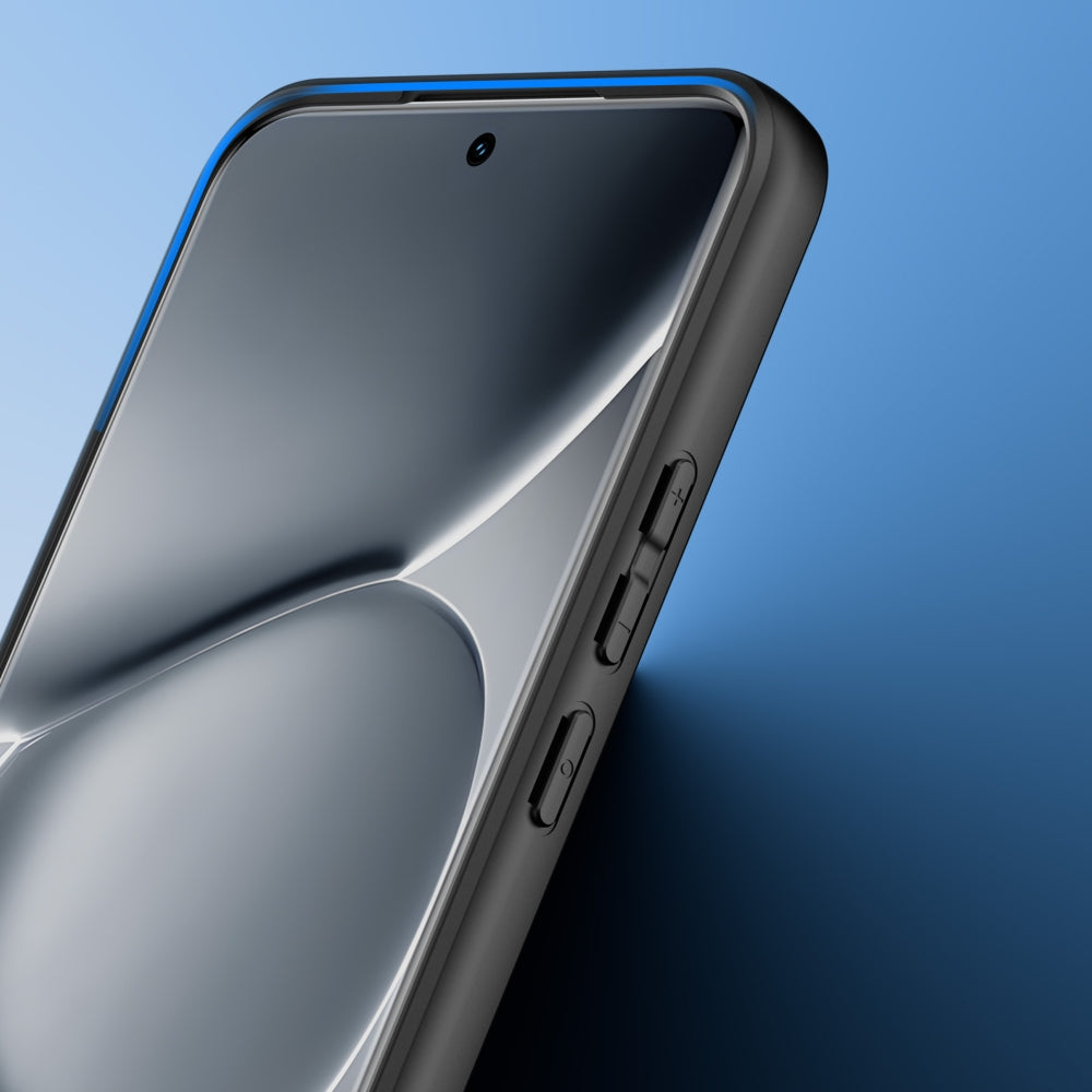 Handyhülle für Redmi Note 15 Pro Plus 5G, Dux Ducis Aimo, Transparent mit Schwarzen Rahmen