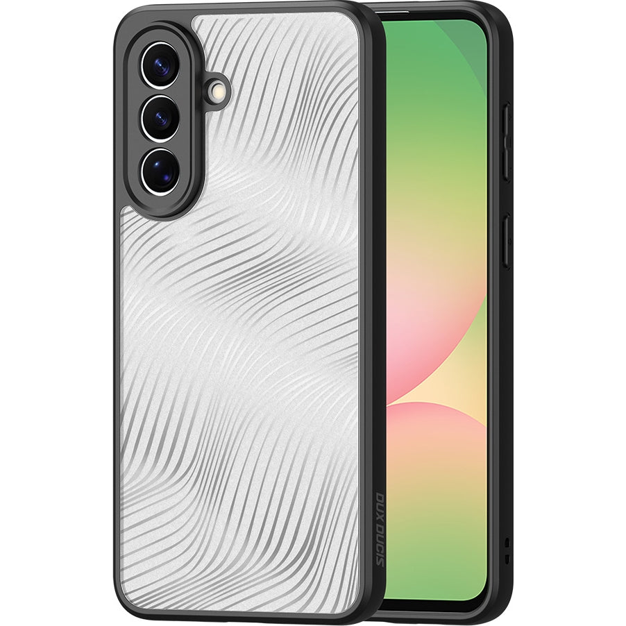 Handyhülle für Galaxy A57 5G, Dux Ducis Aimo, Transparent mit schwarzen Rahmen