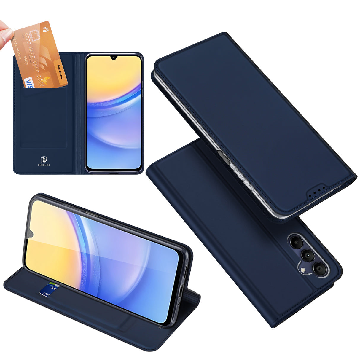 Handyhülle für Galaxy A16 5G / 4G, Dux Ducis Skin Pro, Dunkelblau