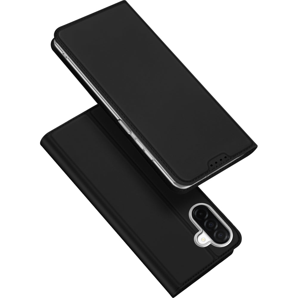 Handyhülle mit Klappe für Galaxy A27 5G, Dux Ducis Skin Pro, Schwarz