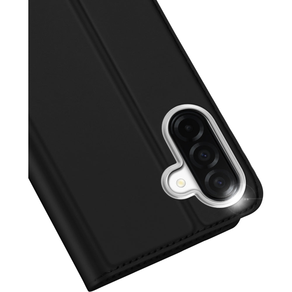 Handyhülle mit Klappe für Galaxy A27 5G, Dux Ducis Skin Pro, Schwarz