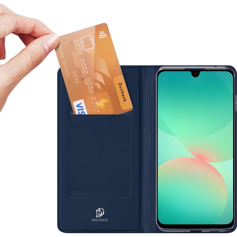 Handyhülle mit Klappe für Galaxy A27 5G, Dux Ducis Skin Pro, Blau