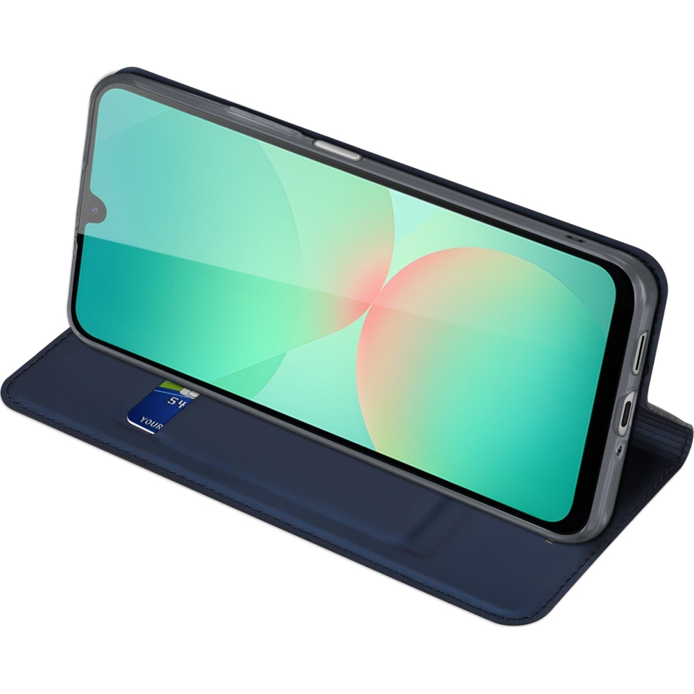 Handyhülle mit Klappe für Galaxy A27 5G, Dux Ducis Skin Pro, Blau