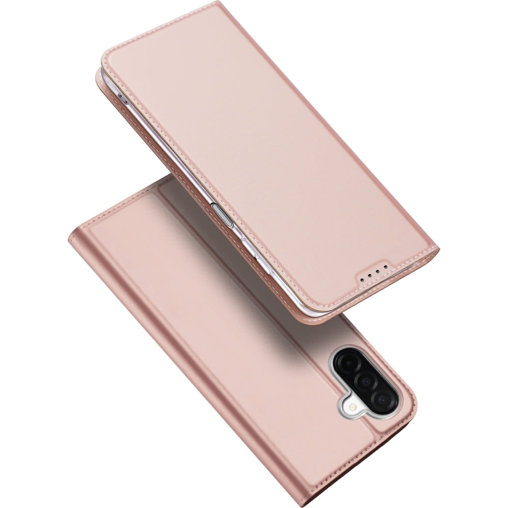 Handyhülle mit Klappe für Galaxy A27 5G, Dux Ducis Skin Pro, Rosa