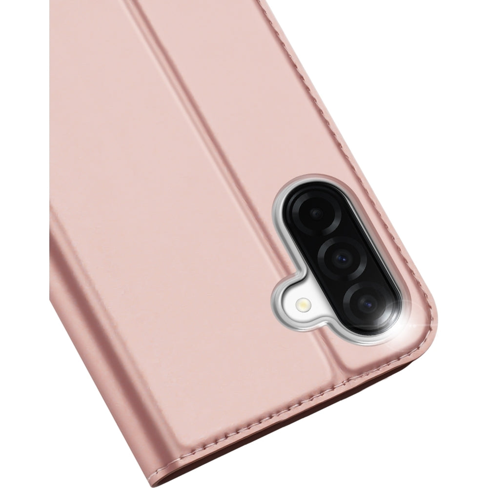 Handyhülle mit Klappe für Galaxy A27 5G, Dux Ducis Skin Pro, Rosa