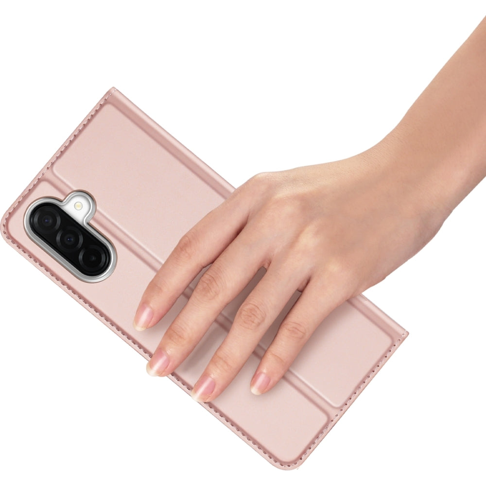 Handyhülle mit Klappe für Galaxy A27 5G, Dux Ducis Skin Pro, Rosa