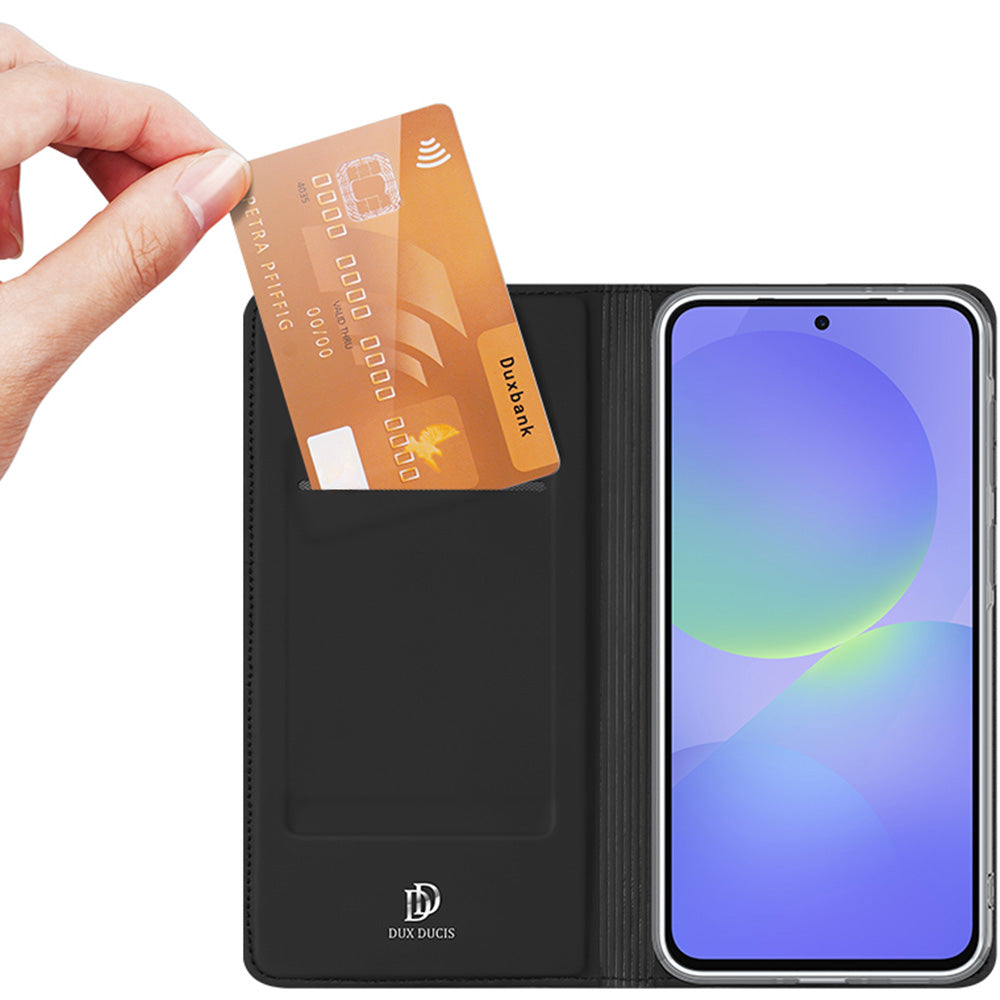 Handyhülle mit Klappe für Galaxy A37 5G, Dux Ducis Skin Pro, Schwarz