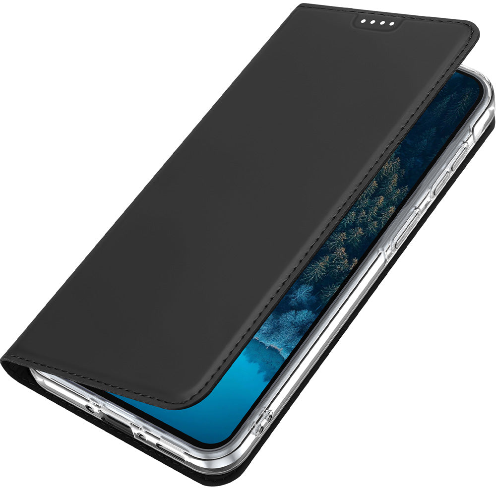 Handyhülle mit Klappe für Galaxy A37 5G, Dux Ducis Skin Pro, Schwarz
