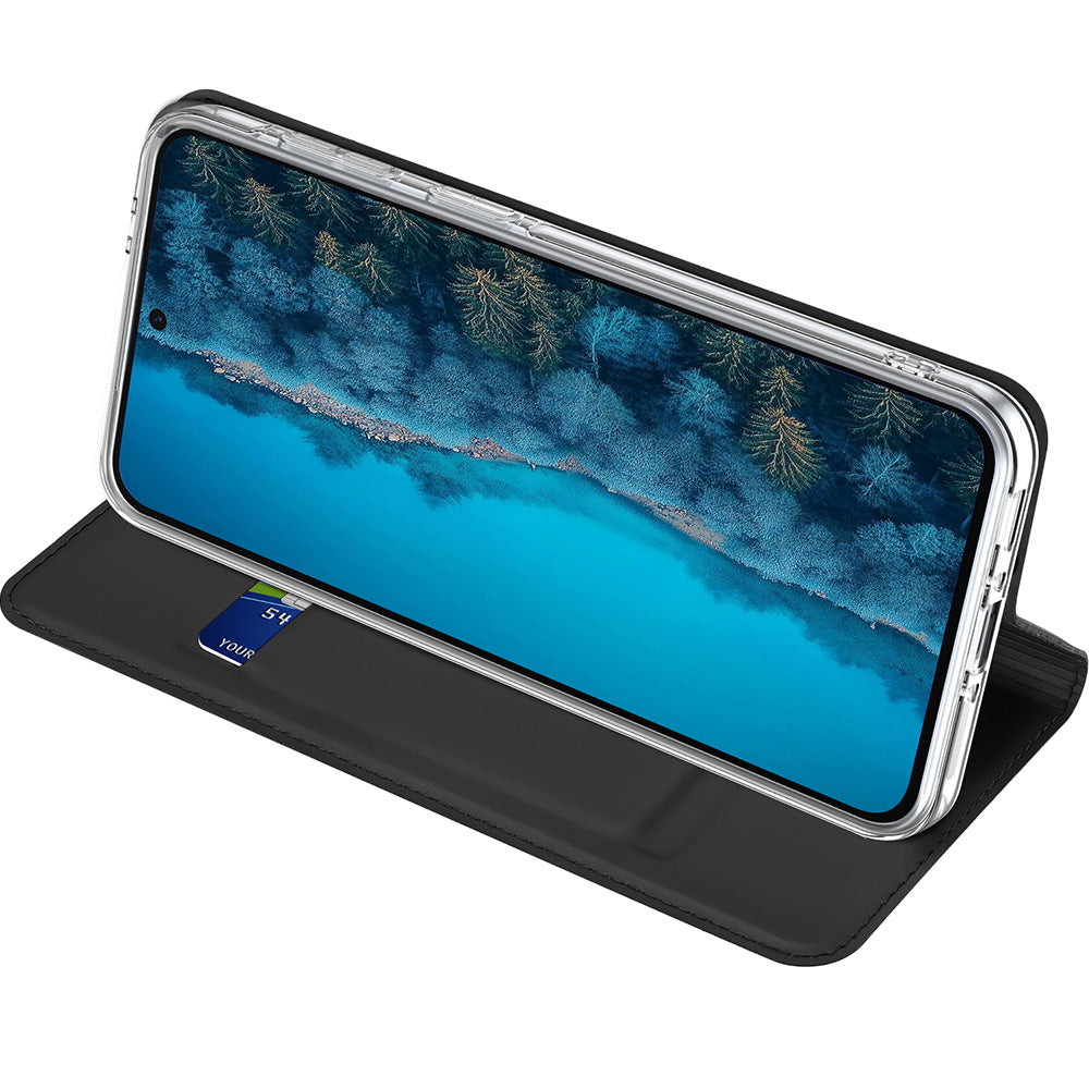 Handyhülle mit Klappe für Galaxy A37 5G, Dux Ducis Skin Pro, Schwarz