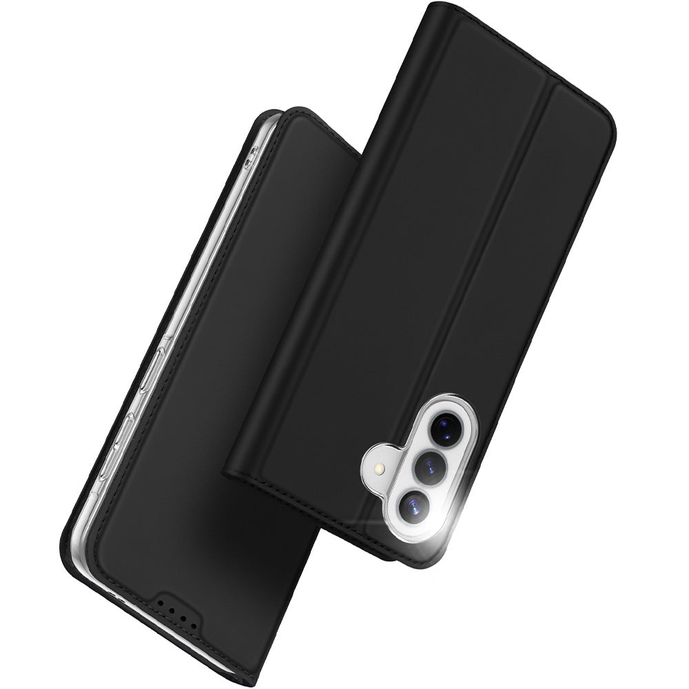 Handyhülle mit Klappe für Galaxy A37 5G, Dux Ducis Skin Pro, Schwarz