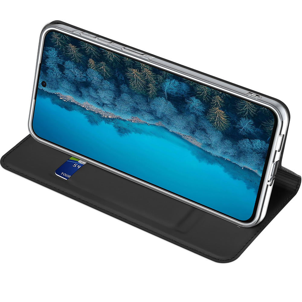 Handyhülle mit Klappe für Galaxy A57 5G, Dux Ducis Skin Pro, Schwarz