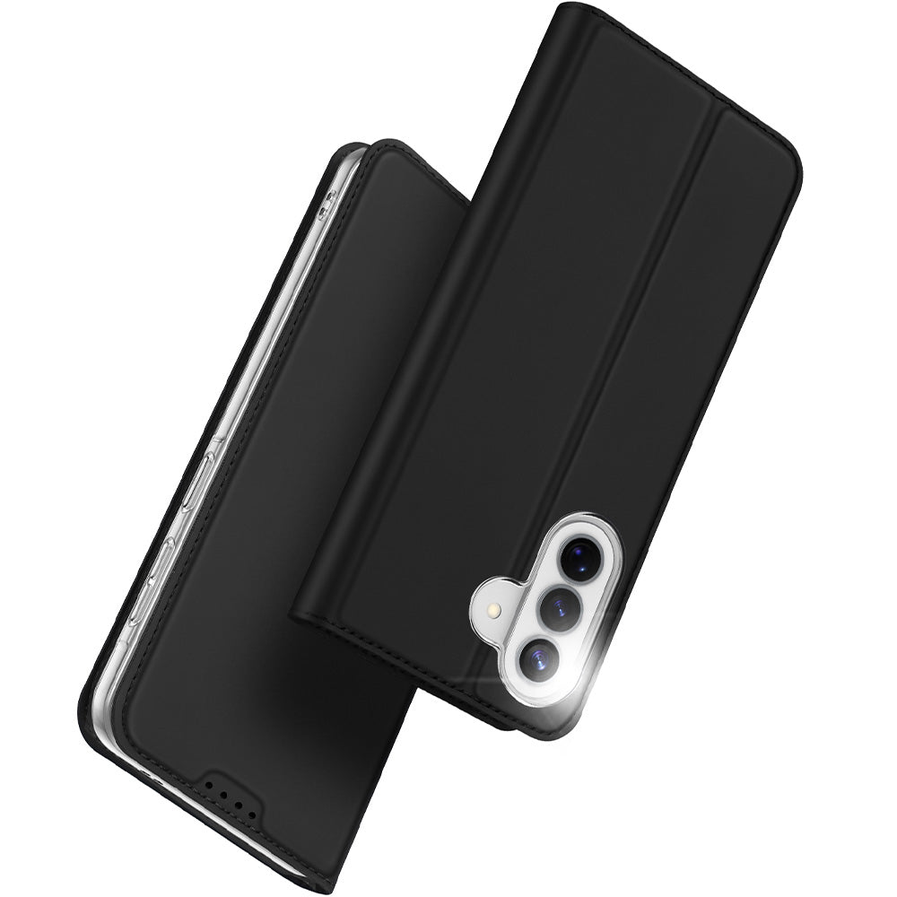 Handyhülle mit Klappe für Galaxy A57 5G, Dux Ducis Skin Pro, Schwarz
