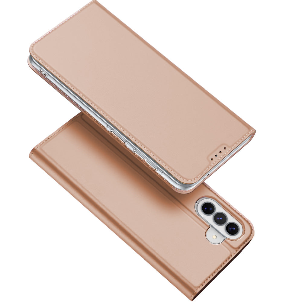 Handyhülle mit Klappe für Galaxy A57 5G, Dux Ducis Skin Pro, Rosagold
