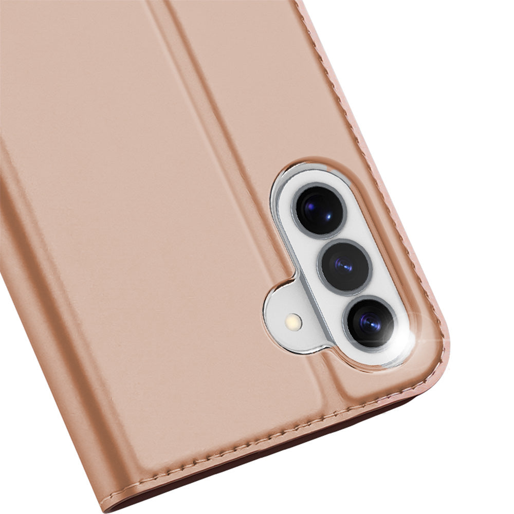 Handyhülle mit Klappe für Galaxy A57 5G, Dux Ducis Skin Pro, Rosagold