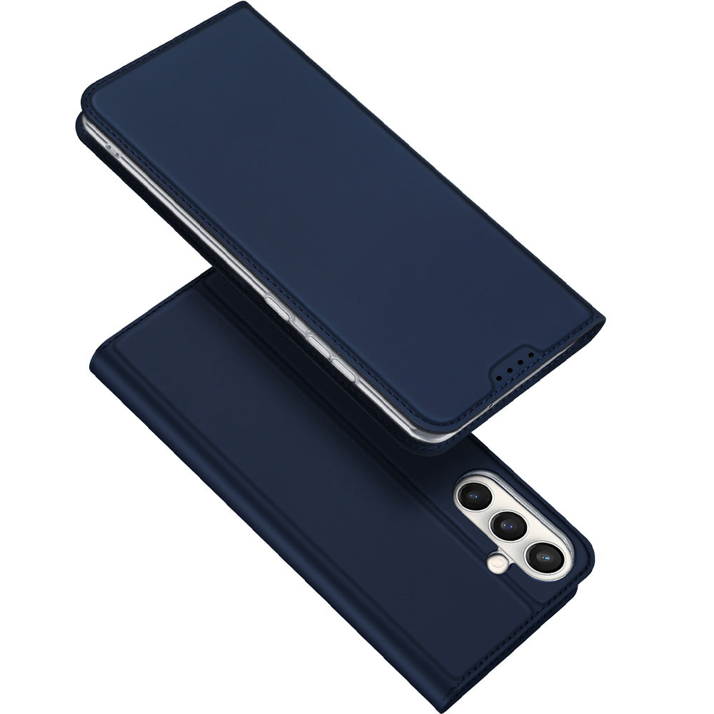 Handyhülle mit Klappe für Galaxy S25 FE, Dux Ducis Skin Pro, Dunkelblau