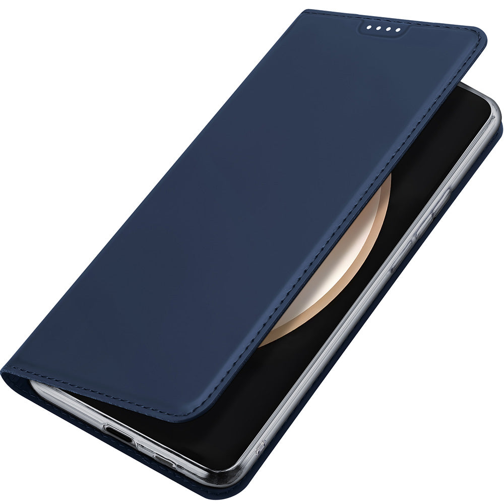 Handyhülle mit Klappe für Galaxy S25 FE, Dux Ducis Skin Pro, Dunkelblau