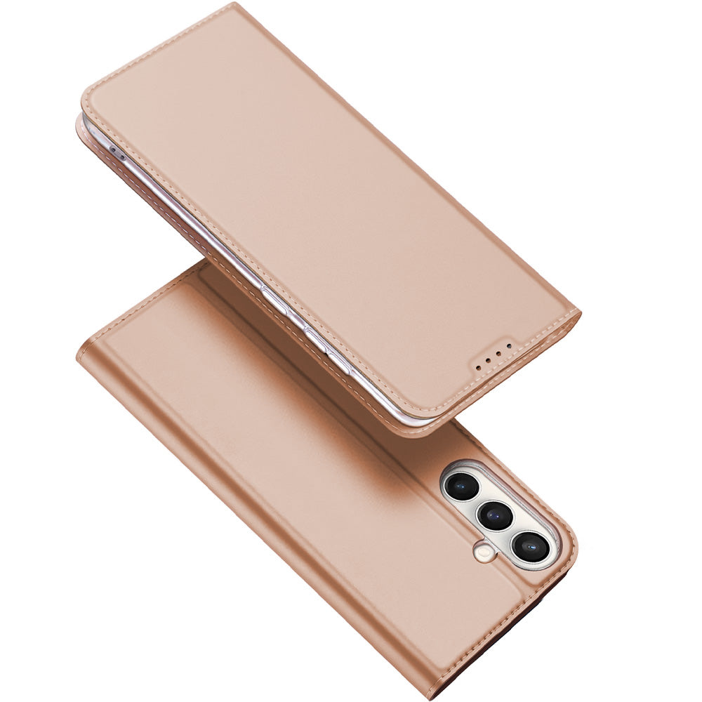 Handyhülle mit Klappe für Galaxy S25 FE, Dux Ducis Skin Pro, Rosagold
