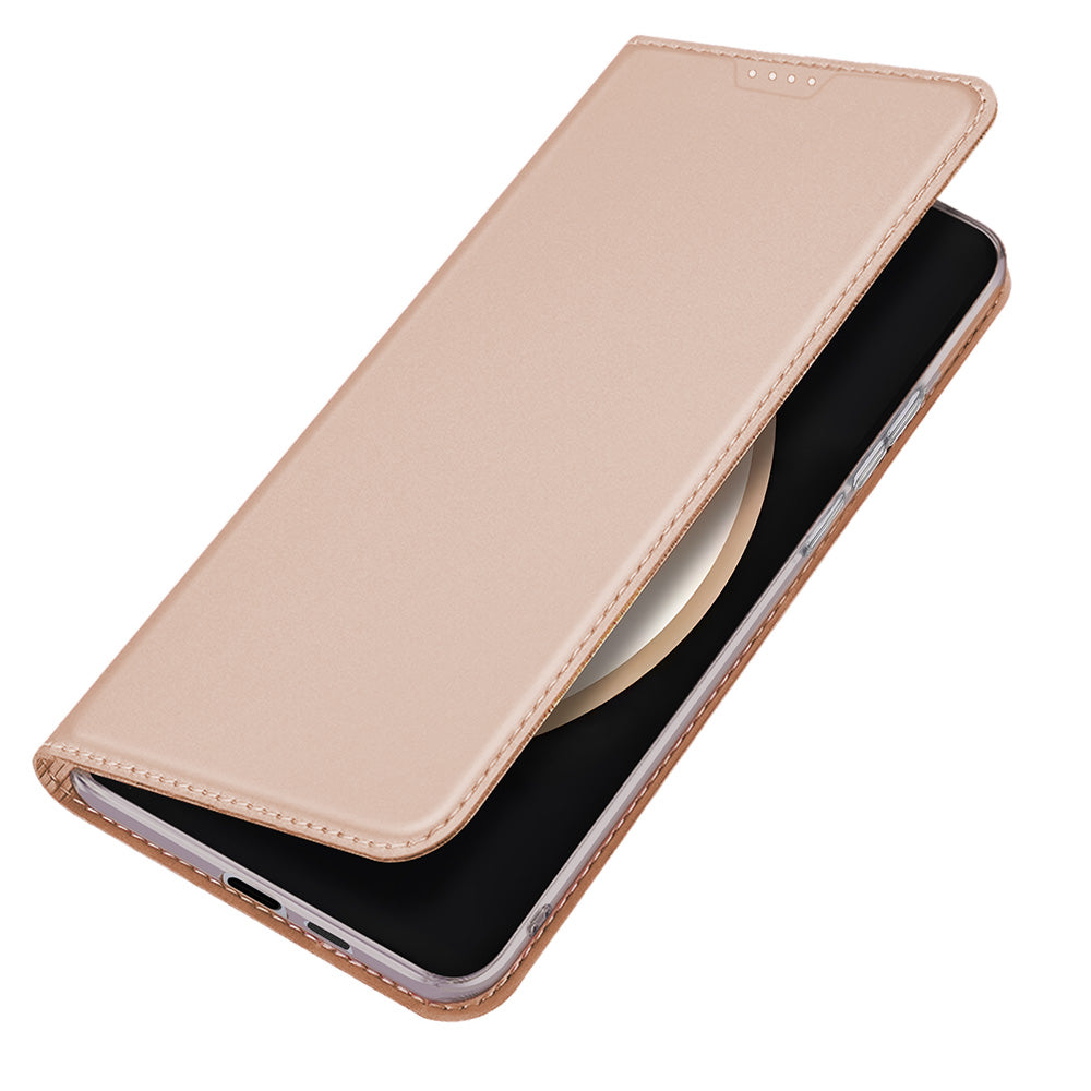 Handyhülle mit Klappe für Galaxy S25 FE, Dux Ducis Skin Pro, Rosagold
