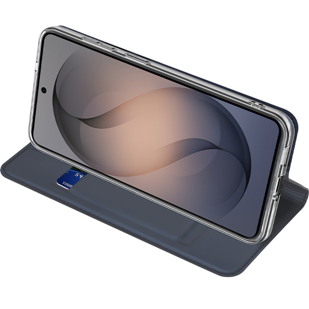 Handyhülle mit Klappe für Galaxy S26 FE, Dux Ducis Skin Pro, Dunkelblau (6/12)