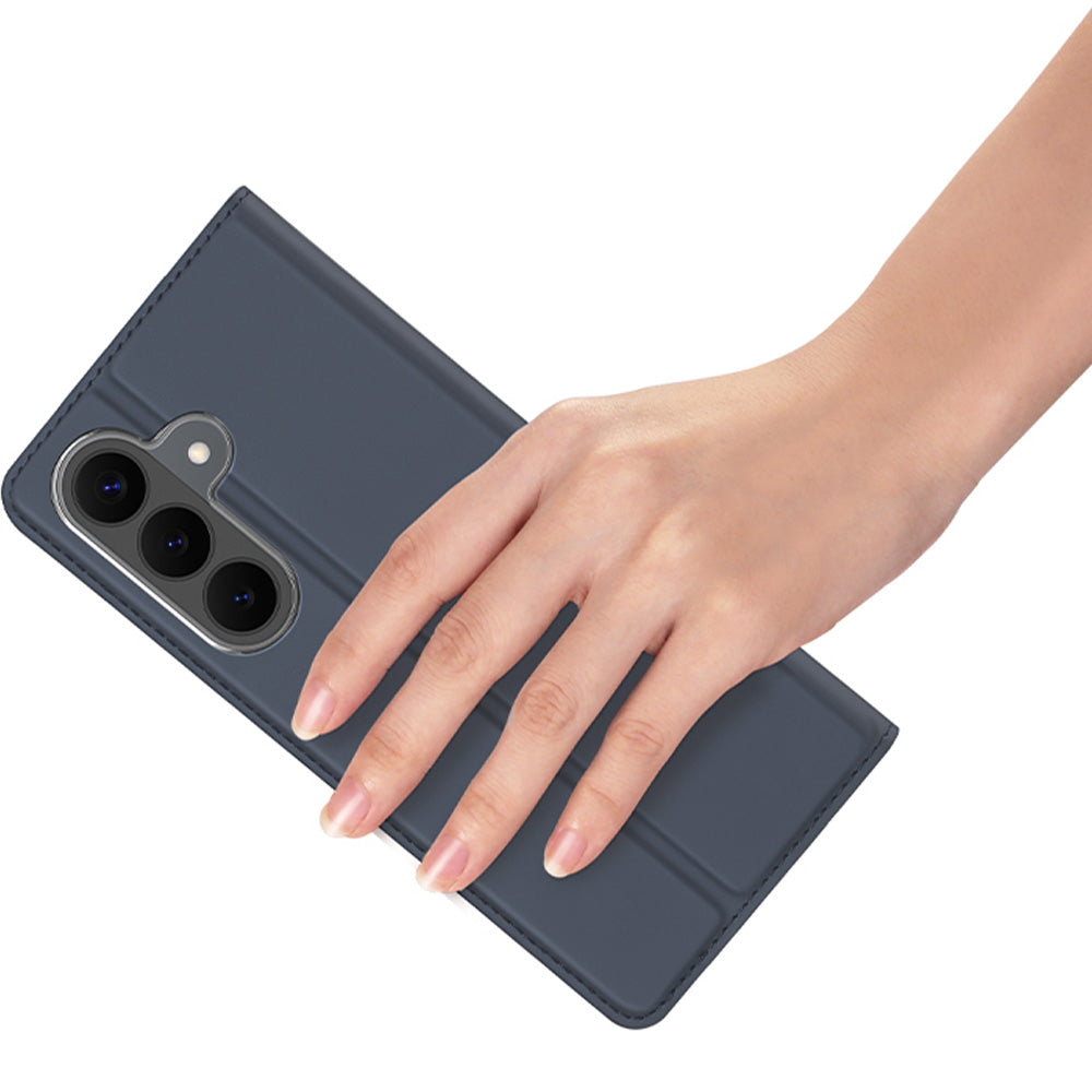 Handyhülle mit Klappe für Galaxy S26 FE, Dux Ducis Skin Pro, Dunkelblau (7/12)
