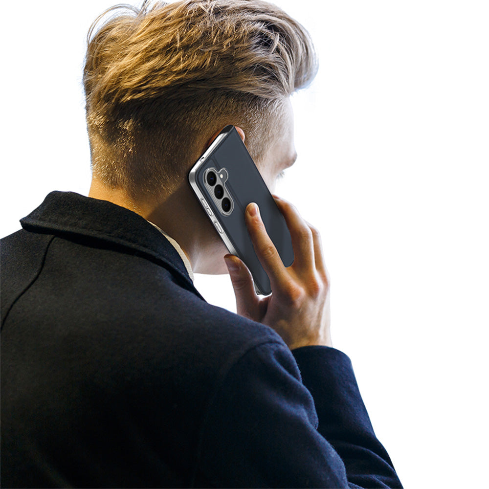 Handyhülle mit Klappe für Galaxy S26 FE, Dux Ducis Skin Pro, Dunkelblau (9/12)