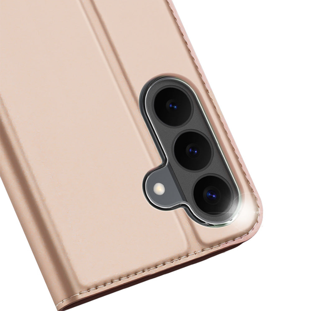 Handyhülle mit Klappe für Galaxy S26 FE, Dux Ducis Skin Pro, Rosagold (11/12)