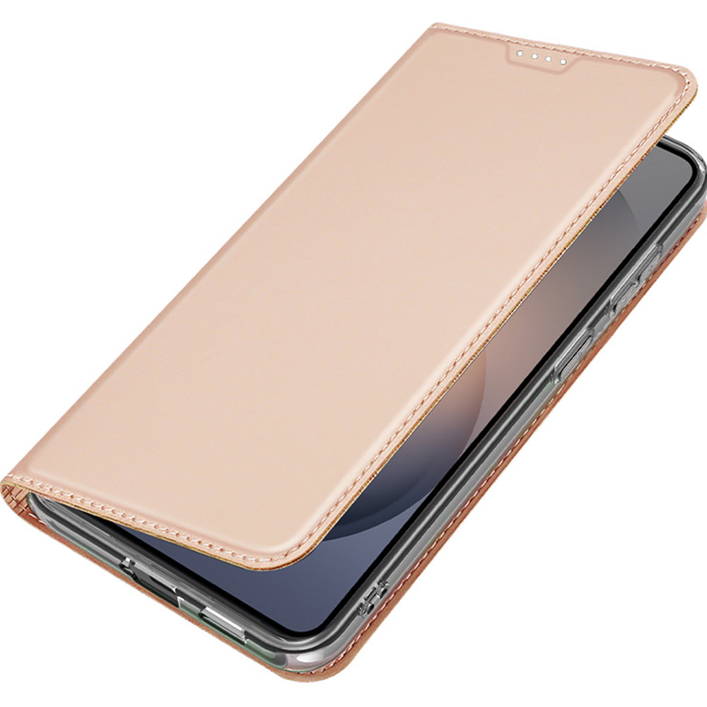 Handyhülle mit Klappe für Galaxy S26 FE, Dux Ducis Skin Pro, Rosagold (5/12)