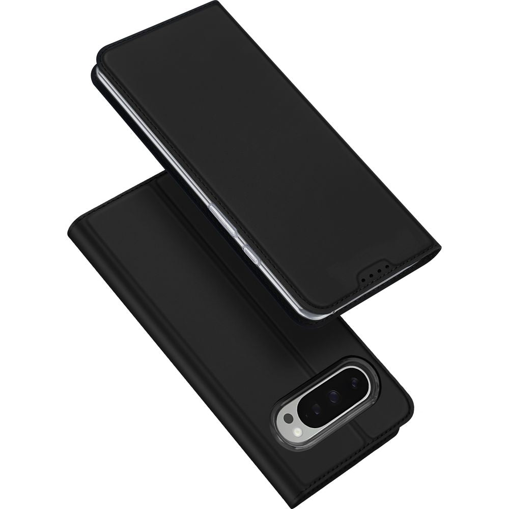 Handyhülle mit Klappe für Google Pixel 10 Pro / 10, Dux Ducis Skin Pro, Schwarz