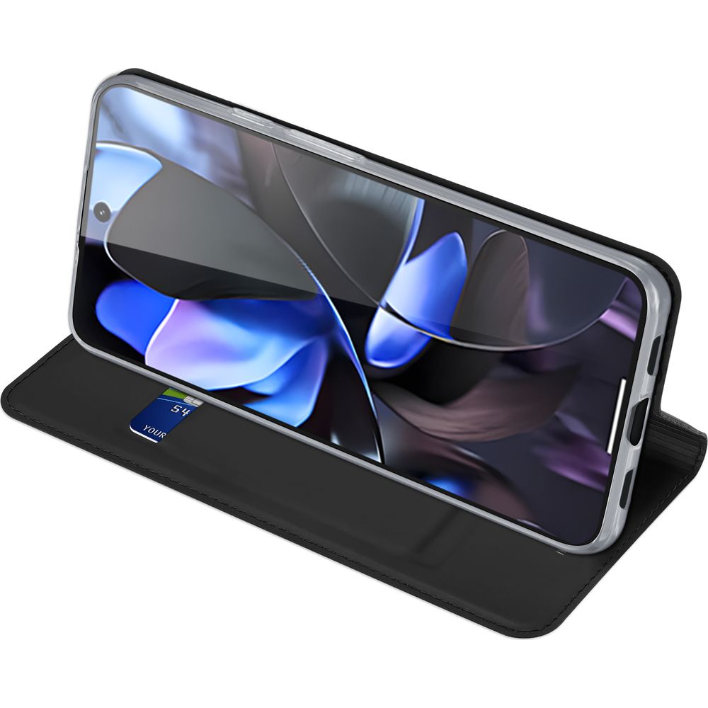 Handyhülle mit Klappe für Google Pixel 10 Pro / 10, Dux Ducis Skin Pro, Schwarz