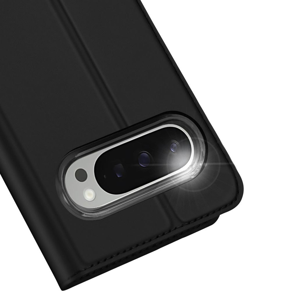 Handyhülle mit Klappe für Google Pixel 10 Pro / 10, Dux Ducis Skin Pro, Schwarz