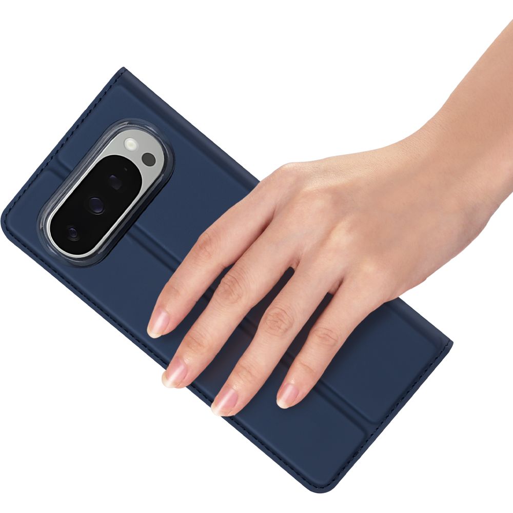 Handyhülle mit Klappe für Google Pixel 10 Pro XL, Dux Ducis Skin Pro, Dunkelblau